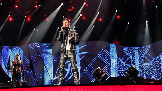 Ryan Dolan aus Irland bei den Proben für den ESC in Malmö. © EBU Foto: Thomas Hanses