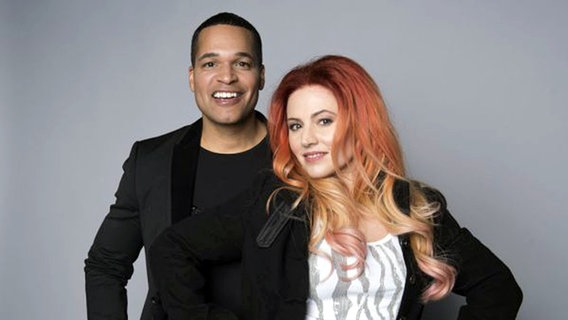 Die Sänger Jimmie Wilson und Valentina Monetta. © Claude Langlois 