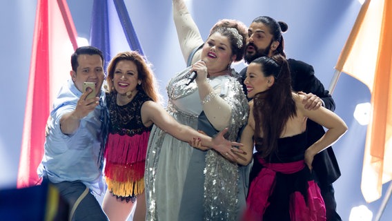 Bojana Stamenov beim ESC in Wien. © NDR Foto: Rolf Klatt