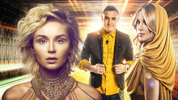 Polina Gagarina, Nadav Guedj und Edurne (Bildmontage) © Channel One Russia, IBA, RTVE 