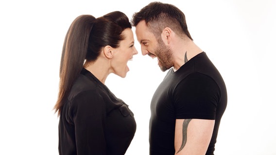 Die tschechischen ESC-Teilnehmer Marta Jandová und Václav Noid Bárta © Monika Navrátilová Foto: Monika Navrátilová