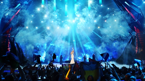 Zlata Ognevich für die Ukraine im ersten Halbfinale des Eurovision Song Contests © NDR Foto: Rolf Klatt