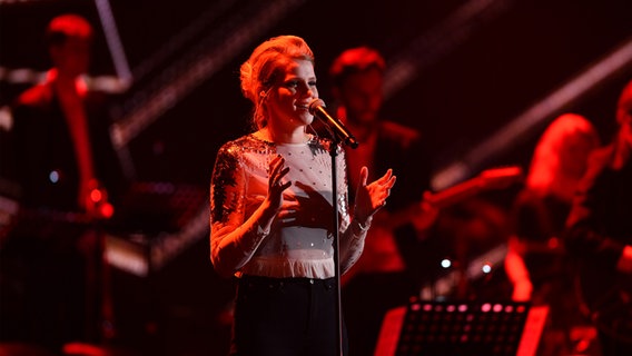 Levina auf der Bühne beim ESC-Vorentscheid Unser Song 2017 © Brainpool / Willi Weber Foto: Willi Weber