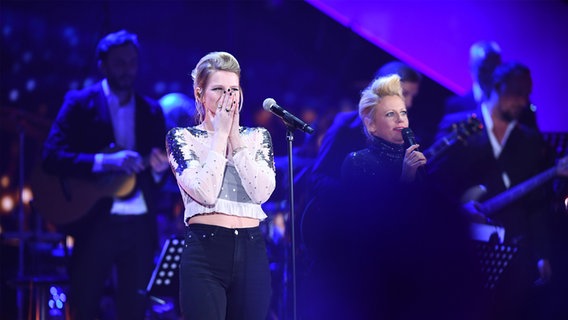 Levina auf der Bühne beim ESC-Vorentscheid Unser Song 2017. © Brainpool / Willi Weber Foto: Willi Weber