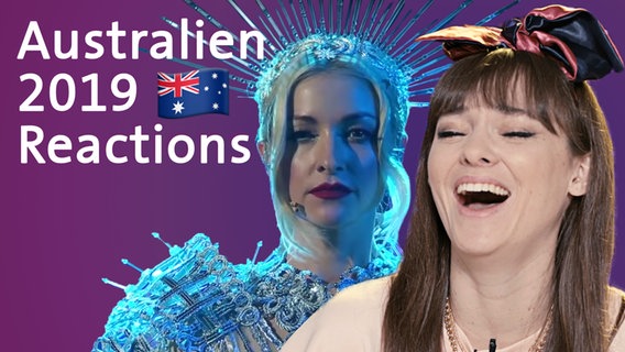 Die australische ESC-Teilnehmerin Kate Miller-Heidke und Larissa Rieß (Collage) © SBS 