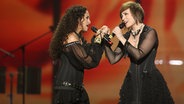 Noa & Mira Awad beim ESC 2009 in Moskau © NDR Foto: Rolf Klatt