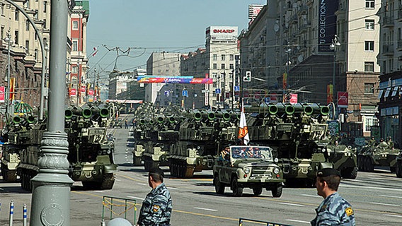 Parade zum Sieg über den Faschismus in Moskau © NDR.de Foto: Rolf Klatt