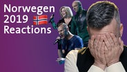 Die Band KEiiNO neben dem Schriftzug "Norwegen 2019 Reactions". © ndr 