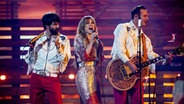 Ilse DeLange und The Bosshoss beim ESC Vorentscheid 2023. © NDR Foto: Claudia Timmann