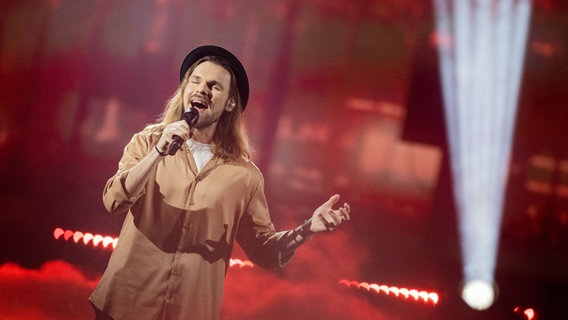 Will Church beim ESC Vorentscheid 2023. © picture alliance/dpa | Rolf Vennenbernd 