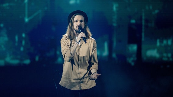Will Church beim ESC Vorentscheid 2023. © picture alliance/dpa | Rolf Vennenbernd 