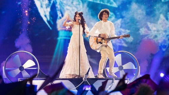 Naviband auf der ESC-Bühne. © NDR Foto: Rolf Klatt