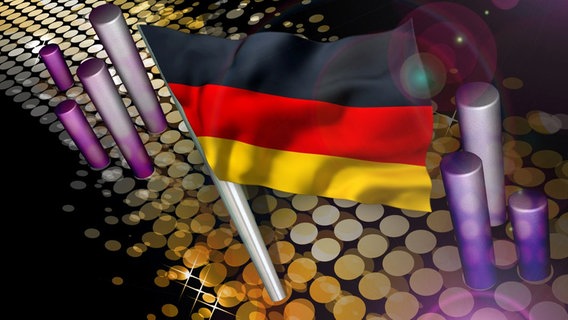 Die Landesflagge von Deutschland © fotolia.com 