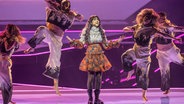 Die Sängerin Roxen auf der ESC Bühne in Rotterdam beim ersten Halbfinale. © eurovision.tv Foto: Andreas Putting